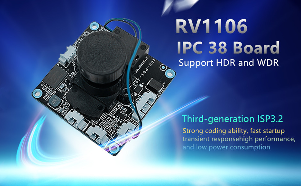 Кратко претставување на TC-RV1106 IPC 38 Camera Board