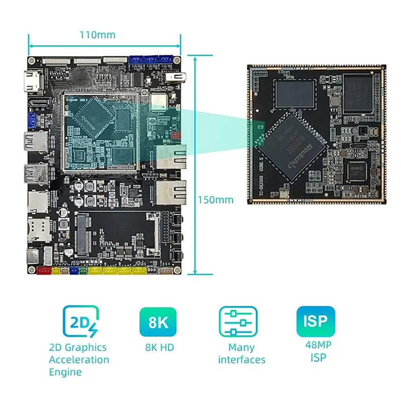 RK3568 Quad-core развој одбор